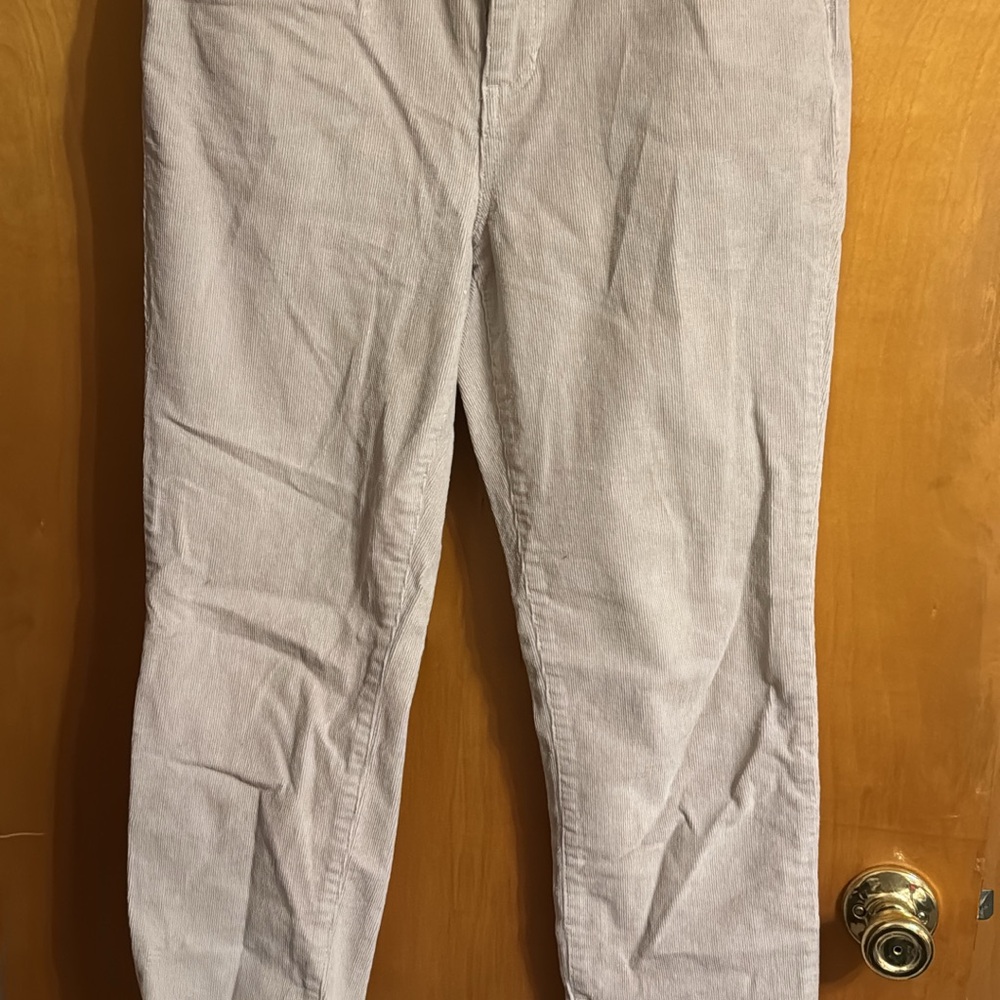 Light Gray Corduroy Pants